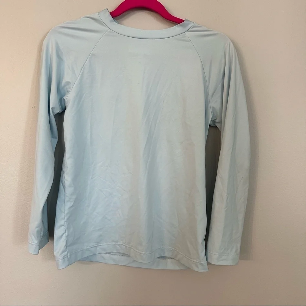 James & Lottie The Sammy Light Blue Children Swim Rash Guard Sz 6 (Boys) GUC